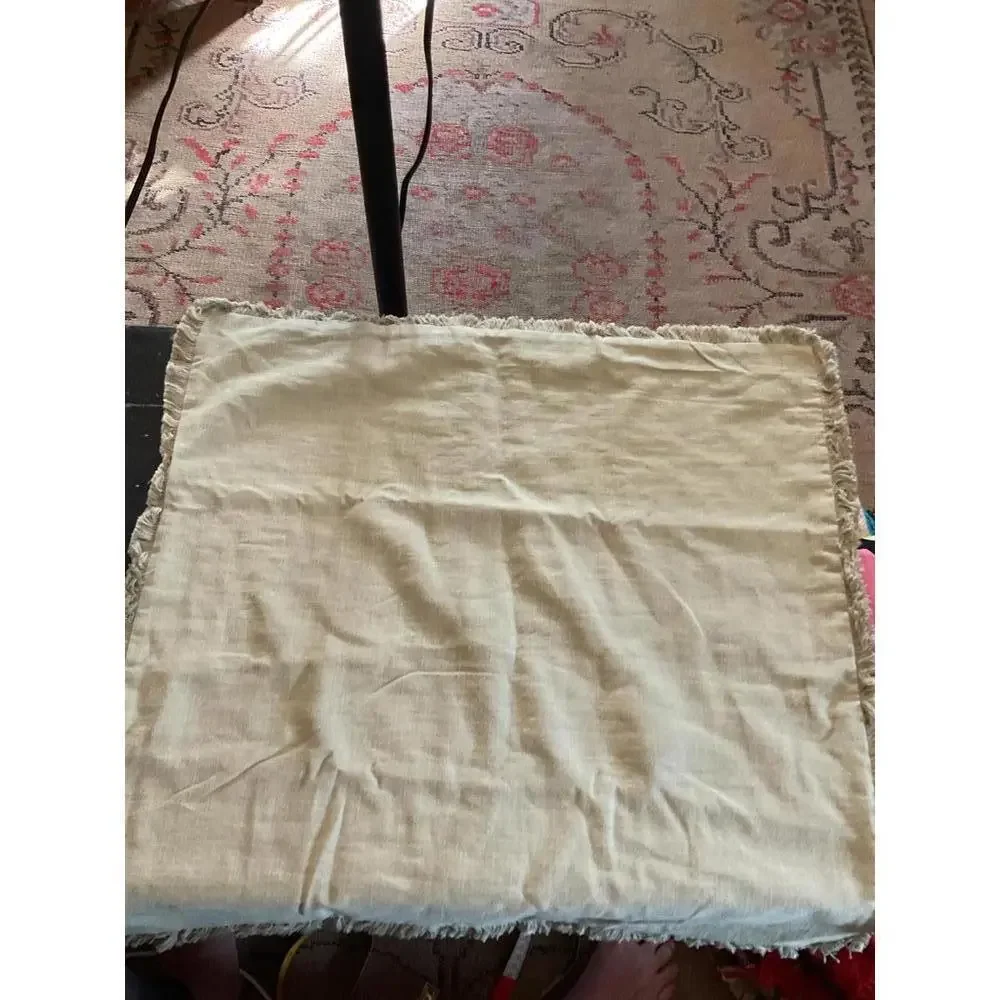 Sage Green Linen  Pillow Covers  Setof 2  22” X 22”